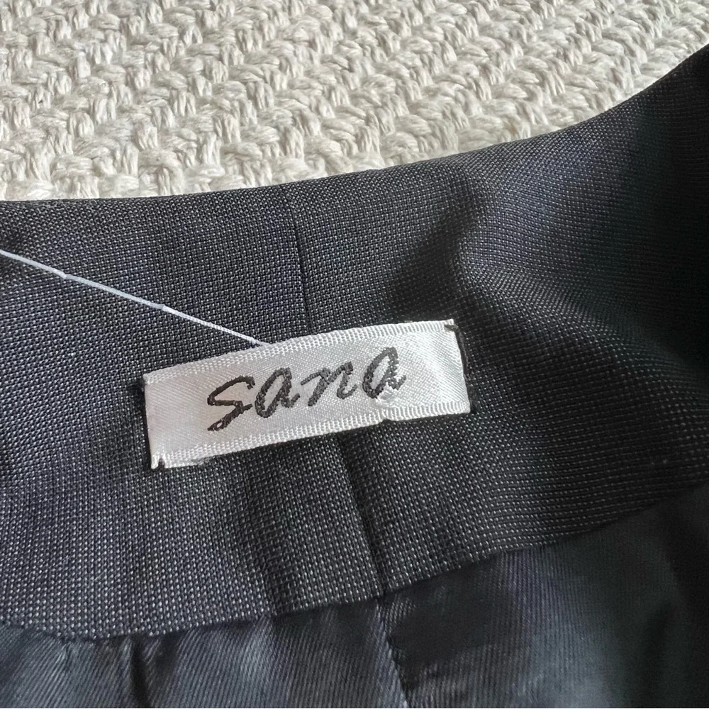 Sana Pakistani Charcoal Grey Tailored Blazer Jacket